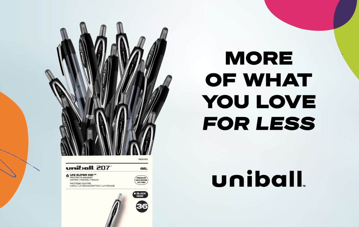 Think BIG with Uniball Value Packs